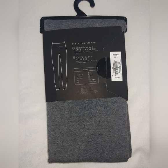 NWT Simply Vera Vera Wang Gray Live-In High Rise Legging – Sizes M & L available - Picture 4 of 6